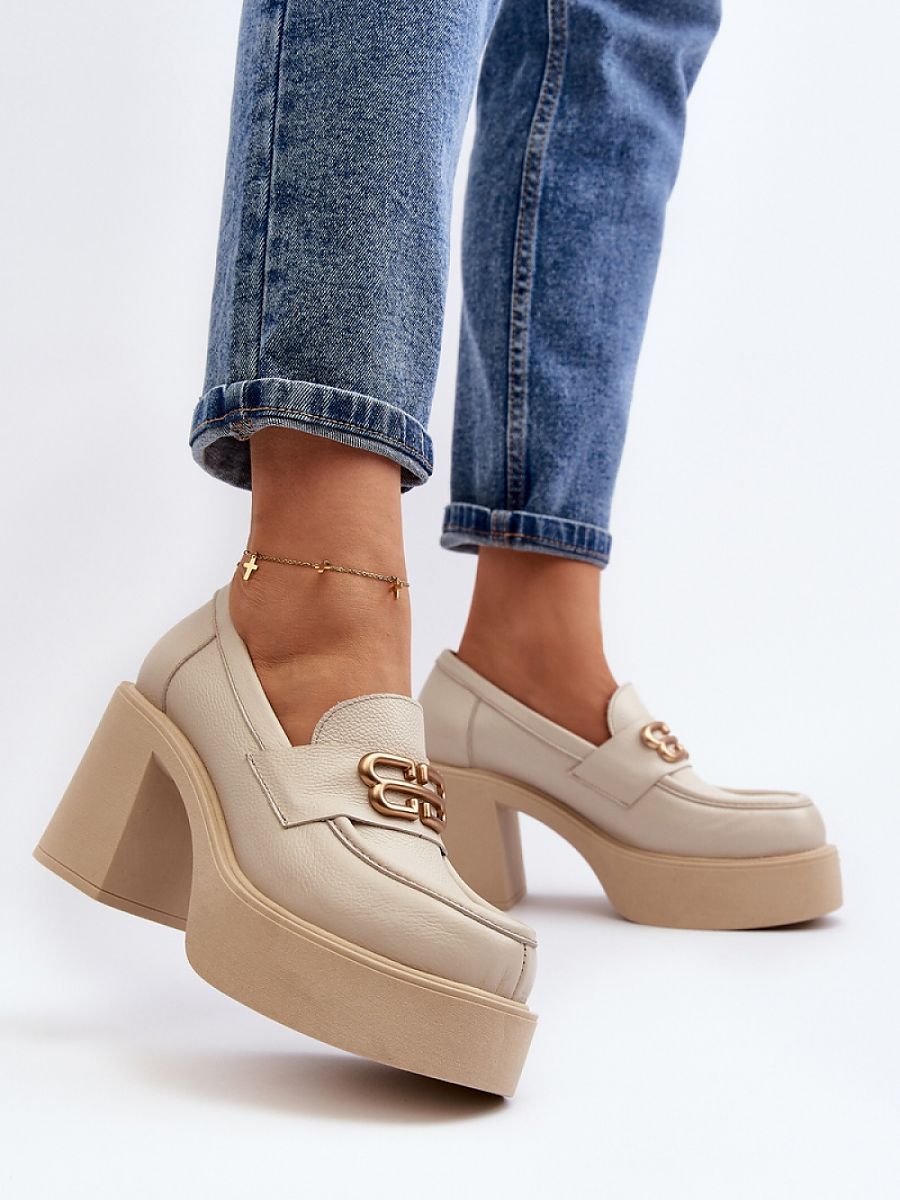 Heeled low shoes model 192289 Step in style - Imagen 2