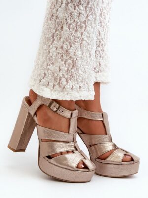 Heel sandals model 198400 Step in style