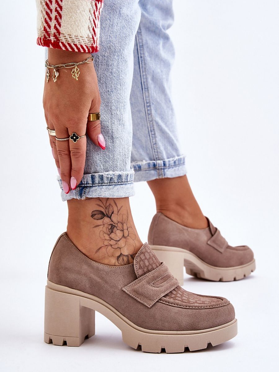 Heeled low shoes model 175919 Step in style - immagine 3