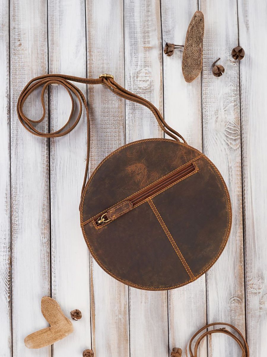 Natural leather bag model 191525 Galanter – Bild 2