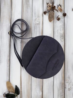 Natural leather bag model 191528 Galanter