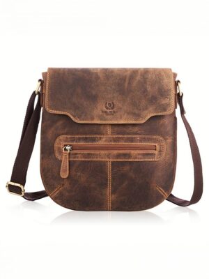 Natural leather bag model 191537 Galanter