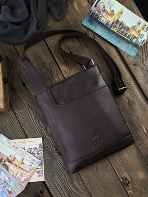 Natural leather bag model 191539 Galanter