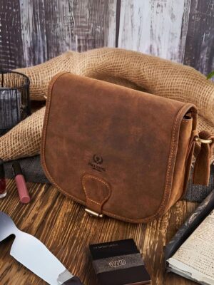 Natural leather bag model 193247 Galanter