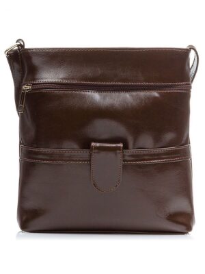 Natural leather bag model 173190 Galanter